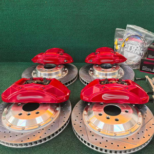 Kit d'étriers de <span class=keywords><strong>frein</strong></span> électriques intégrés de précision pour <span class=keywords><strong>Brembo</strong></span> F55 avant 6 pistons et arrière 4 pistons 395x36mm pour BMW X4 G02 F98 X3 G01 F97 - Product Image 1