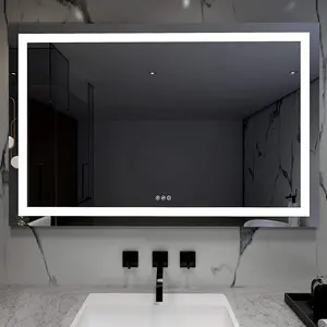 Specchio per lavabo a LED intelligente specchio per illuminazione a Led per bagno senza cornice Waterpoof