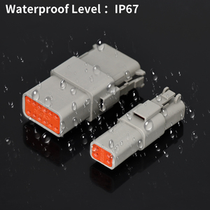 Deutsch Auto Connectors Deutch 2P/3P/4P/6P/8P/12P DT Series Male and Female Waterproof Auto Connector - Product Image 4