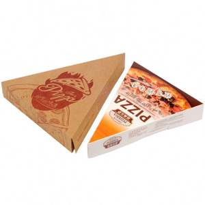 New Hot Selling Products 7 Inch Pizza <b>Box</b> Toy 32x32 35 cm the Triangle Pizza <b>Box</b> Custom logo in Italy - Product Image 1