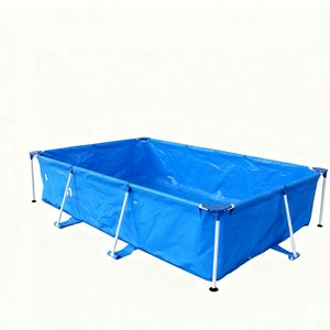 Conjunto de <span class=keywords><strong>Piscina</strong></span> de PVC con Estructura de Acero y Cubierta para <span class=keywords><strong>Piscina</strong></span> Elevada, Paquete Completo de <span class=keywords><strong>Piscina</strong></span> Familiar - Product Image 3