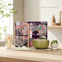 Ensemble de matcha en céramique émaillée au four avec bol rond, fouet en bambou et support pour bar à thé, vente au détail et commandes en gros, cadeaux d'entreprise, direct usine