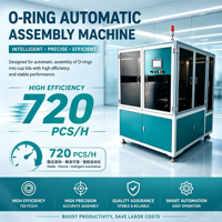 Technologie d'automatisation XUNNUO : Machine d'assemblage de joints toriques pour couvercles de tasses, 720 PCS/H