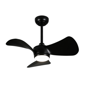 Ventilador de Techo Moderno de 3 Aspas con Luz Integrada de ABS para Dormitorio, Sala de Estar, Decoración del Hogar - Product Image 3