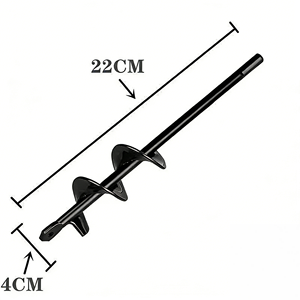 FEIDA Tarière Spirale Manuelle <span class=keywords><strong>pour</strong></span> Jardinage, Perceuse à Terre <span class=keywords><strong>pour</strong></span> Plantation de Graines, Plantation de Fleurs, et Tarières <span class=keywords><strong>pour</strong></span> Clôtures - Product Image 4