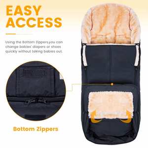 Cadeaux de Noël Sac de couchage chaud pour poussette universel Sac de couchage pour poussette pour temps froid Imperméable pour tout-petits - Product Image 2