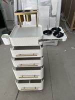 Chariot de rangement roulant haut de gamme pour salon de coiffure, avec 5 tiroirs pour le rangement et l'organisation des outils de coiffure