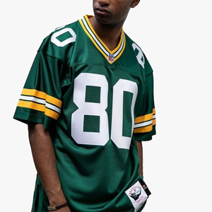 T-shirt imprimé personnalisable à motif 3D, col en V, manches courtes, coupe ample, style maillot de basket - Product Image 5