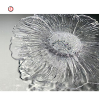 Meubles personnalisés par l'usine TT grande table basse en cristal de platine transparente unique de luxe de qualité supérieure