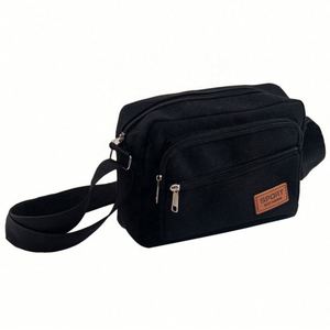 Sac à bandoulière unisexe en toile pour le sport, sac messager décontracté, vente chaude - Product Image 1