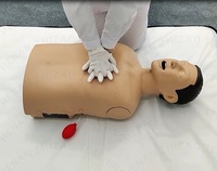 Maniquí de Entrenamiento de Primeros Auxilios para RCP de Medio Cuerpo, Maniquí de Entrenamiento de Intubación con LED