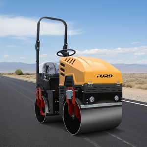 รถบดถนนแบบสั่นสะเทือนไฮดรอลิกเต็มรูปแบบ แบบดรัมคู่ ราคาโรงงาน ยูโร 5 - Product Image 1