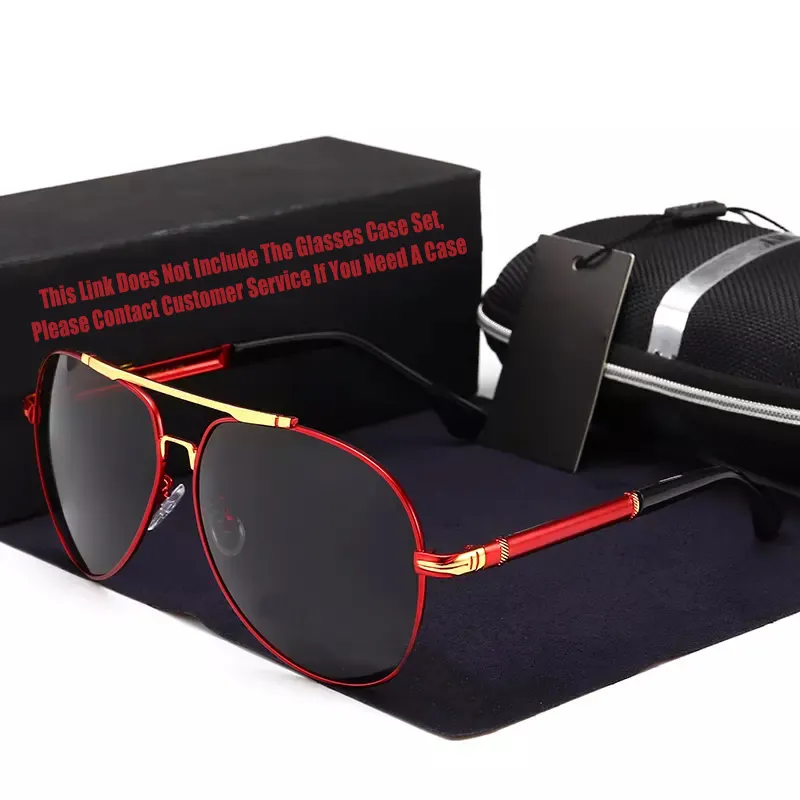 Occhiali da sole da donna polarizzati di lusso da guida con design del marchio logo occhiali da sole pilota da uomo