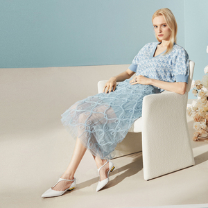 حذاء جريكا بيج من الجلد اللامع برباط وكعب منخفض، مقدمة مدببة، تصميم أنيق وجذاب، موضة عصرية للحفلات والمكتب، مناسب لجميع المواسم - Product Image 4