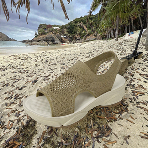 Sandales à semelles souples avec strass, tendance, pour la plage et les vacances - Product Image 3