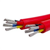 Kabel Silikon Multicore Fleksibel Tahan Suhu Tinggi 2Core 4Core Kabel Silikon Tahan Panas untuk Otomasi Industri