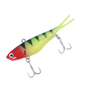 Leurre souple en PVC Liansen, plaqué plomb, pour <span class=keywords><strong>truite</strong></span>, avec queue fendue, 9,5 cm, 20 g, leurre artificiel longue portée avec hameçons, pour la pêche en rivière, vente en gros - Product Image 3