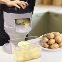 Multifunctionele elektrische fruit- en groentesnijder voor citroenen, automatische commerciële groentesnijmachine voor cassave