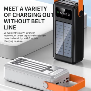 Banque d'énergie <span class=keywords><strong>solaire</strong></span> certifiée CE FCC 100000mAh câbles 4-en-1 <span class=keywords><strong>chargeur</strong></span> USB portable pour iPhone 15 16 <span class=keywords><strong>Android</strong></span> - Product Image 6