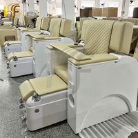 Meilleures ventes Station de pédicure de massage électrique Salon de manucure Spa des pieds Fauteuil de pédicure et manucure de luxe sans canalisation