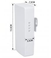 快速交付 2.4GHz 300Mbps 1KM 长距离室外无线网桥 CPE，适用于工程应用