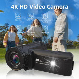 Mới nhất HD 4K 56mp <span class=keywords><strong>video</strong></span> máy ảnh 6x Zoom quang học 4.0 IPS màn hình cảm ứng cầm tay máy quay phim DV vlogging máy ảnh cho nhiếp ảnh - Product Image 2