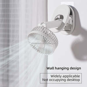 Mini ventilador de escritorio Clip personal recargable Ventilador de refrigeración de mano plegable Usb en verano Fácil de llevar para uso exterior - Product Image 5