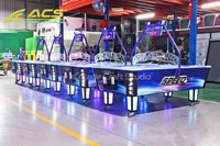 Table de hockey sur air à monnayeur ACS, machine de jeu d'arcade, table de jeu de hockey sur air pour gagner de l'argent, pour centre de divertissement familial