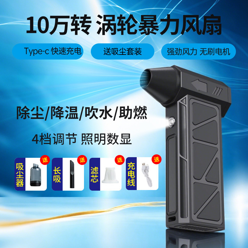 100,000 รอบต่อนาที พร้อมระบบดูดฝุ่นในตัว (4000 mAh)