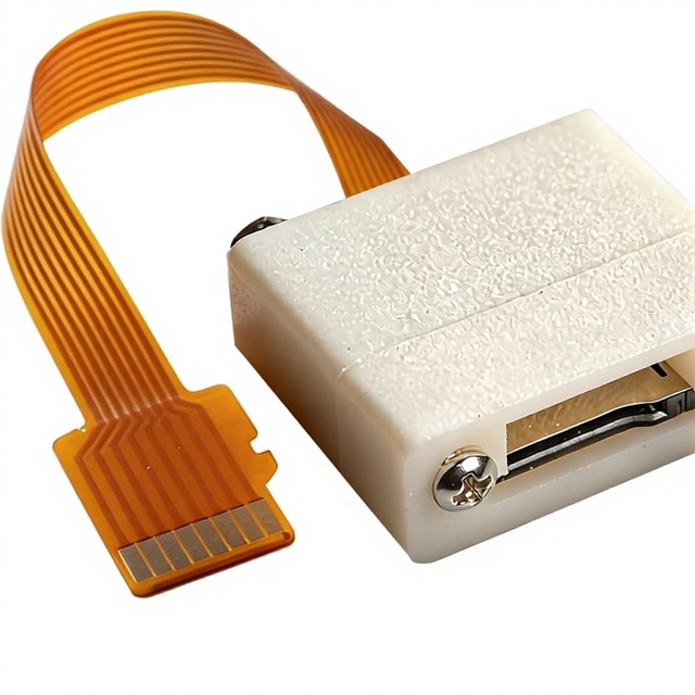 Embedded Micro SD Expansion Adapter, Micro SD Male-to-Female Flexible Extension Cable(with Bracket), Compatible with 3D Printers