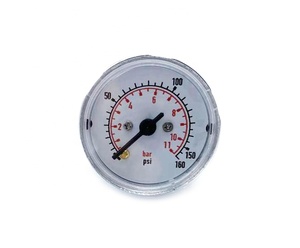 1 "(25mm) 황동 크롬 케이스 미니 압력 게이지 - Product Image 1