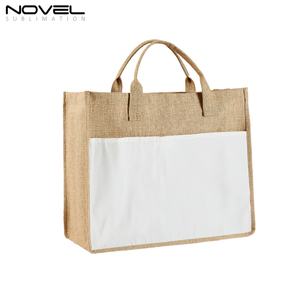 Bolsas de Compras Personalizadas de Moda para Mujer, Bolsas de Lona de Algodón para Sublimación, Impresión por Transferencia de Calor - Product Image 3