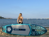 Planche de Windsurf Gonflable Portable E SUP Certifiée CE - Accessoires Inclus - Sports Nautiques