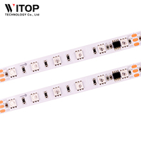 5050 WS2811 Pixel IP20 IP65 IP67 IP68 DC24V Adressable Couleur RVB RGBW 144 Leds Bande LED Flexible 12V