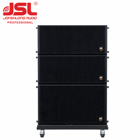 Système de sonorisation professionnel pour scène et concerts en direct, enceinte active Line Array double 10 pouces néodyme 2400W, modèle DL-21A
