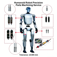 CNC Presisi & Pemesinan Komponen Kuningan dan Baja Tahan Karat untuk Robot Humanoid, Pengelasan Khusus Komponen Berbentuk Tidak Beraturan