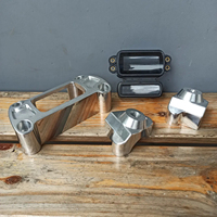 Soporte de Horquilla para Motocicleta de Aluminio Anodizado de Alta Precisión, Mecanizado CNC, Piezas de Motocicleta Personalizadas, Servicio de Mecanizado CNC