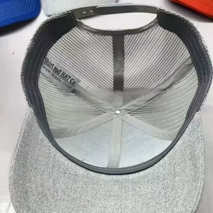 Bán buôn tùy chỉnh thiết kế logo CHA cap Twill thể thao Nylon Leopard lưới trở lại bọt Đen tan in Trucker Hat với sợi dây thừng - Product Image 5