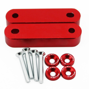 Espaciador de Capó de Aluminio Billet AOSU HG01 para Coche de Carreras con Arandela de Guardabarros para Honda Civic Acura Integra - Product Image 4