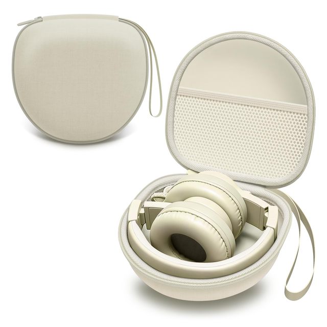 OEM ODM Custom EVA Hard Case for Kids Foldable On-Ear Headphones, Portable Shockproof Travel Headphone Storage Bag
