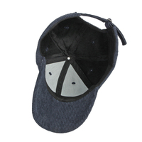 Gorra de béisbol de pana Unisex gorra ajustable sombrero Polo deporte Casual sólido Otoño Invierno gorra para el sol deportes logotipo personalizado