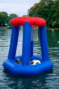 Panier de basket flottant gonflable - Jeu de basket de piscine de qualité commerciale pour parcs aquatiques, piscines de jardin et activités de fête - Product Image 4