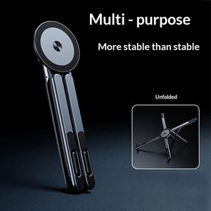 Soporte Magnético para Teléfono de Aluminio de Último Diseño, Trípode Ajustable con Rotación de 360°, Soporte Plegable para Tablet de Escritorio - Product Image 2