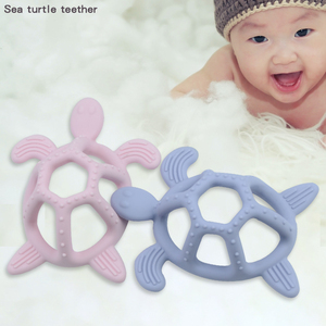Giocattoli per dentizione in Silicone <span class=keywords><strong>morbido</strong></span> per neonati-massaggiatore di gomma lenitivo con Design sicuro - Product Image 2