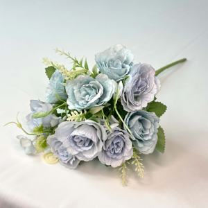 ดอกโบตั๋นปลอมทำมือสำหรับตกแต่งงานแต่งงานดอกโบตั๋นช่อดอกโบตั๋นทำด้วยมือ - Product Image 6