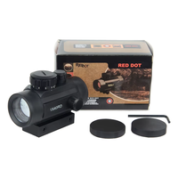Lunette de visée point rouge LUGER 1X40, corps en plastique, point rouge vert, 5 niveaux de luminosité, compatible avec 11mm/20mm