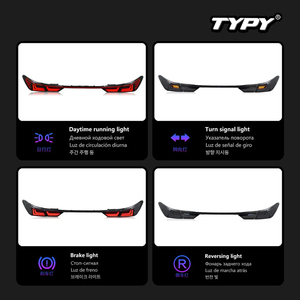ไฟท้าย TYPY สำหรับ Toyota Previa ปี 2006-2015 ชุดไฟท้าย LED แบบเต็มความกว้าง ยี่ห้อ Great King สำหรับเปลี่ยนทดแทน - Product Image 4