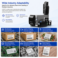 Machine d'étiquetage Honeywell Print and Apply LPA107T, applicateur automatique d'étiquettes pour l'emballage de cartons, la logistique et l'entrepôt