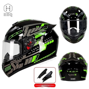 Casque de sécurité intégral pour moto en ABS, certifié 3C/DOT, pour hommes et femmes, hiver, anti-buée, avec sonnette, pour les trajets quotidiens - Product Image 3