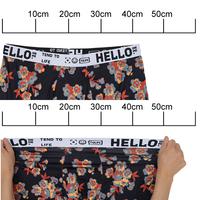Bonjour Ultra-mince glace soie imprimé fleuri Boxer Shorts 2025 mode taille moyenne grande taille XXL pour hommes 230lbs respirant